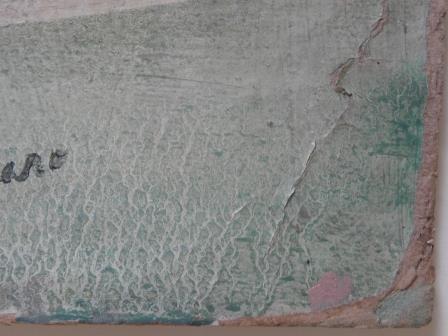 Detalle deterioros Desnudo femenino sin título