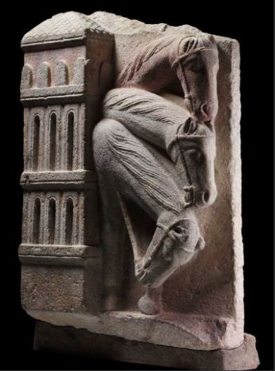 "Caballos del cortejo de los reyes magos" (Maestro Mateo, h. 1200) © Madrid, Museo Nacional Del Prado. Disponible en: http://www.museodelprado.es