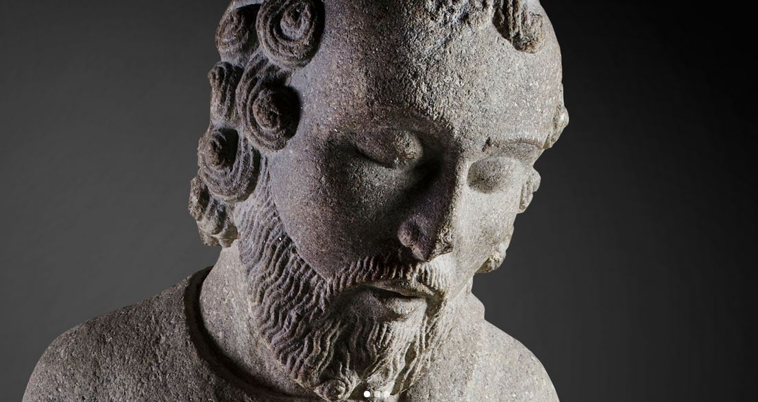 Detalle de "San Mateo" (Maestro Mateo, h.1200) © Madrid, Museo Nacional Del Prado. Disponible en: http://www.museodelprado.es