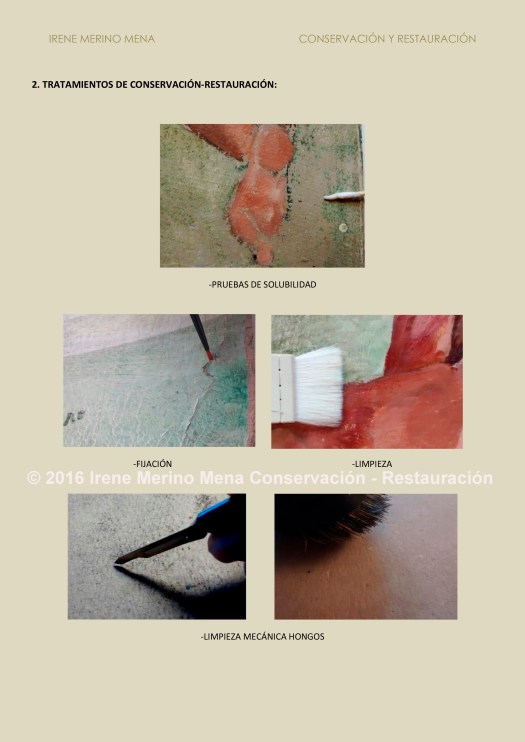 Póster Tratamientos Conservación-Restauración 'Desnudo femenino sin título' . Conservación-Restauración Irene Merino Mena. Más información en https://www.facebook.com/conservacionrestauracionirene ©2016 Irene Merino Mena.